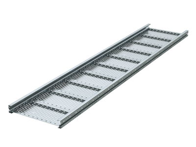 Лоток листовой перфорированный 200х80 L3000 сталь 1.5мм тяжелый (лонжерон) DKC USM382 от BTSprom.by