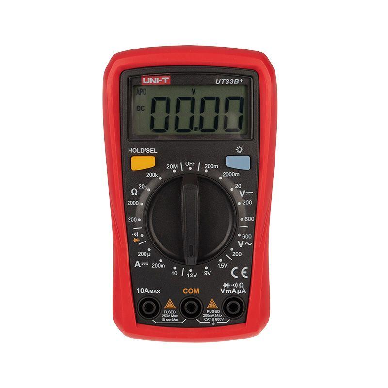 мультиметр портативный ut33b+ с тестом батареек uni-t 13-0056 от BTSprom.by