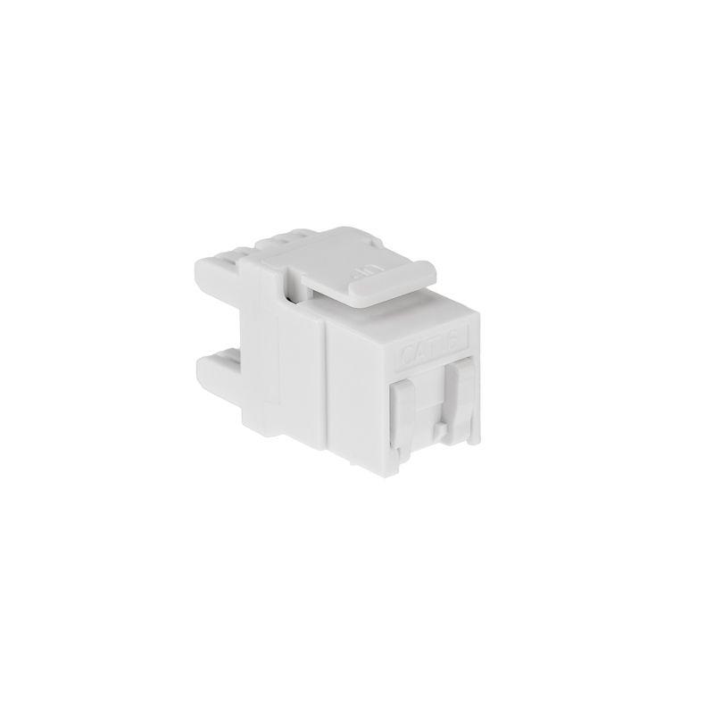  Модуль Keystone Jack RJ-45(8P8C) UTP неэкранир. кат.6 тип 180град. с пылезащитной шторкой бел. PRO Rexant 02-0254-1 фото в каталоге от BTSprom.by