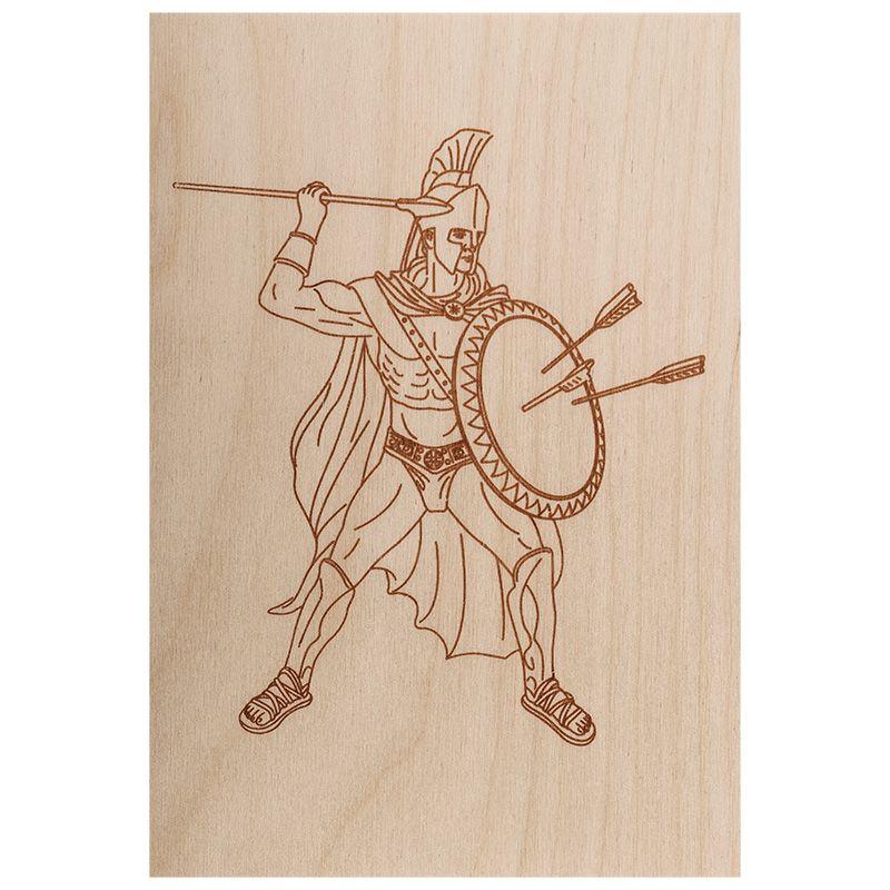  Набор досок для выжигания "Набор №2" (воин/динозавр/собака/машина/без рисунка) 148х210мм (А5) пакет (уп.5шт) Rexant 12-0937 фото в каталоге от BTSprom.by