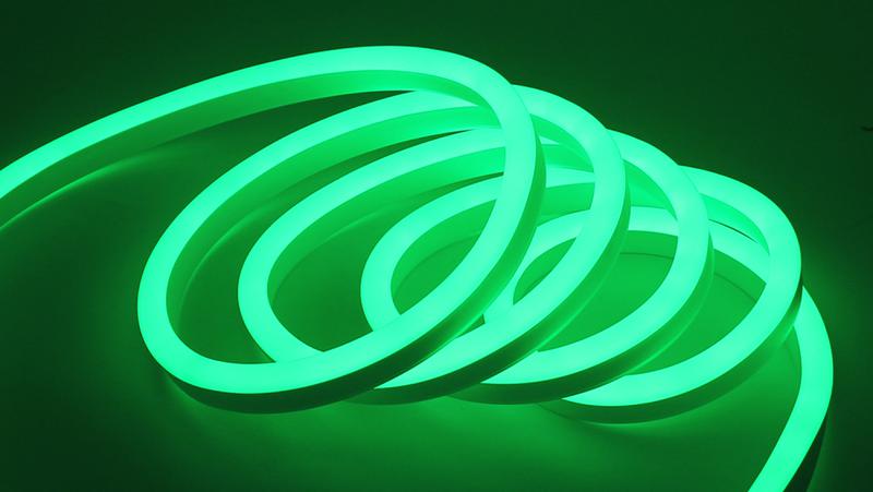 лента светодиодная неоновая smd 220в 2835 120 led/м 6 вт/м 220в ip65 зел. (уп.50м) swg standard 00-00007393 от BTSprom.by