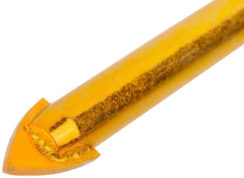  Сверло универсальное по кафелю стеклу керамограниту бетону кирпичу 10х80мм шестигранный U-хвостовик под биту КУРС 35186 фото в каталоге от BTSprom.by