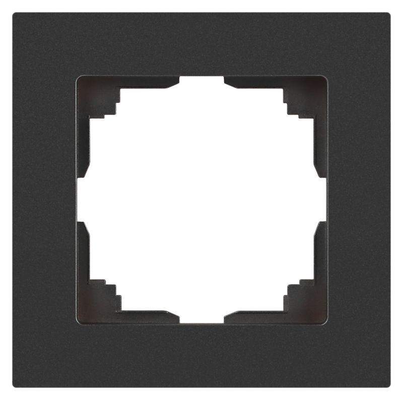 рамка 1-м сп accent 6-501-07 графит intro б0063756 от BTSprom.by