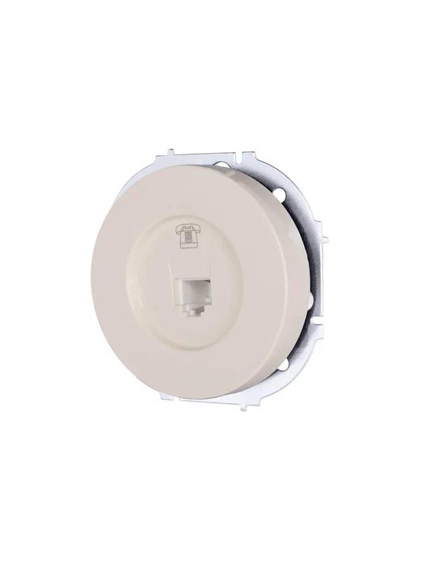  Розетка телефонная СП OSEN RJ11 евро механизм сл. кость LEZARD 743-9088-137 фото в каталоге от BTSprom.by