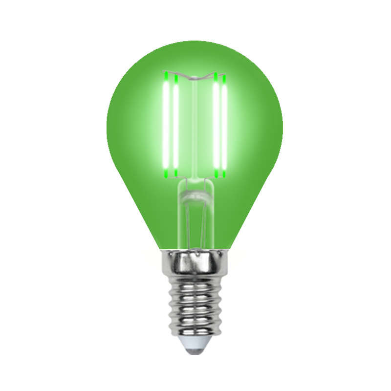 лампа светодиодная led-g45-5w/green/e14 gla02gr форма "шар" air color зел. упак. картон uniel ul-00002987 от BTSprom.by