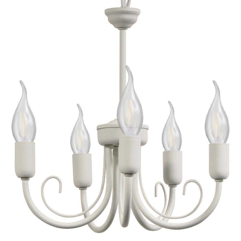  Светильник НСБ 01-5х60-121 "Рустика" 251 бел. Е14 (инд. упак.) Элетех 1005404140 фото в каталоге от BTSprom.by