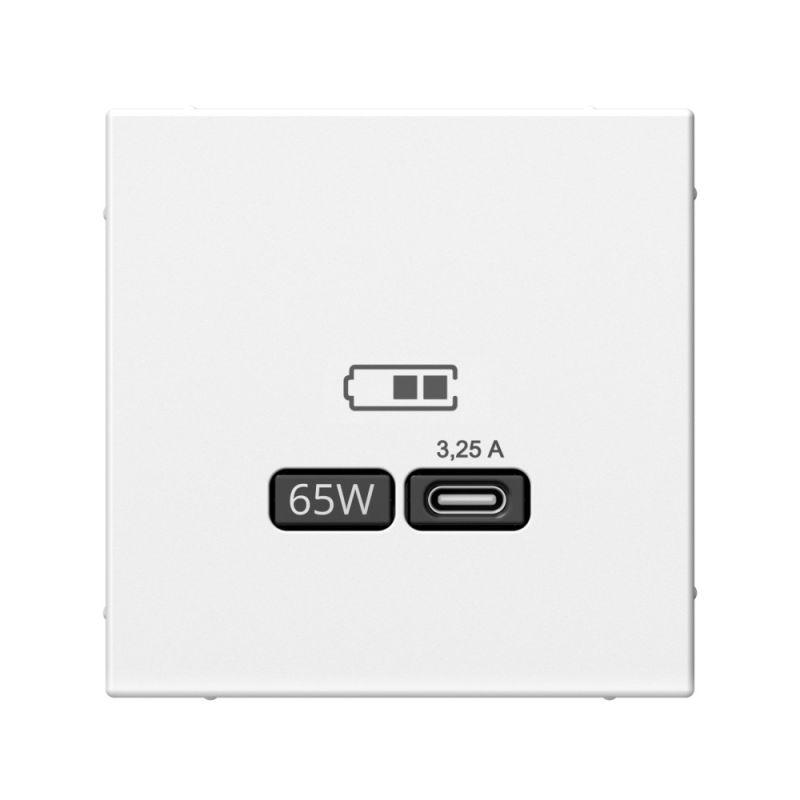 розетка usb artgallery тип c 65вт qc pd высокоскор. зу механизм бел. se gal000127 от BTSprom.by