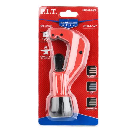 труборез роликовый регулируемый advance hpic02-0032 (3-32мм медь алюминий пластик) p.i.t. hpic02-0032 от BTSprom.by