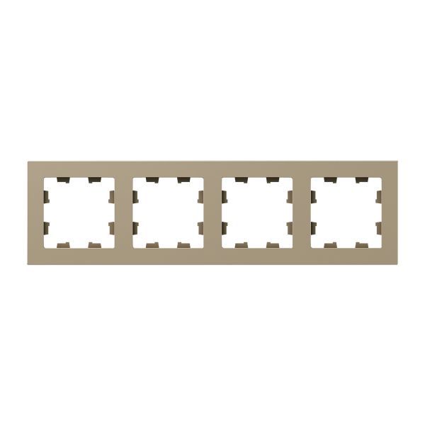 рамка 4-м эпика пластик шампань ekf up1-fpc-04 от BTSprom.by