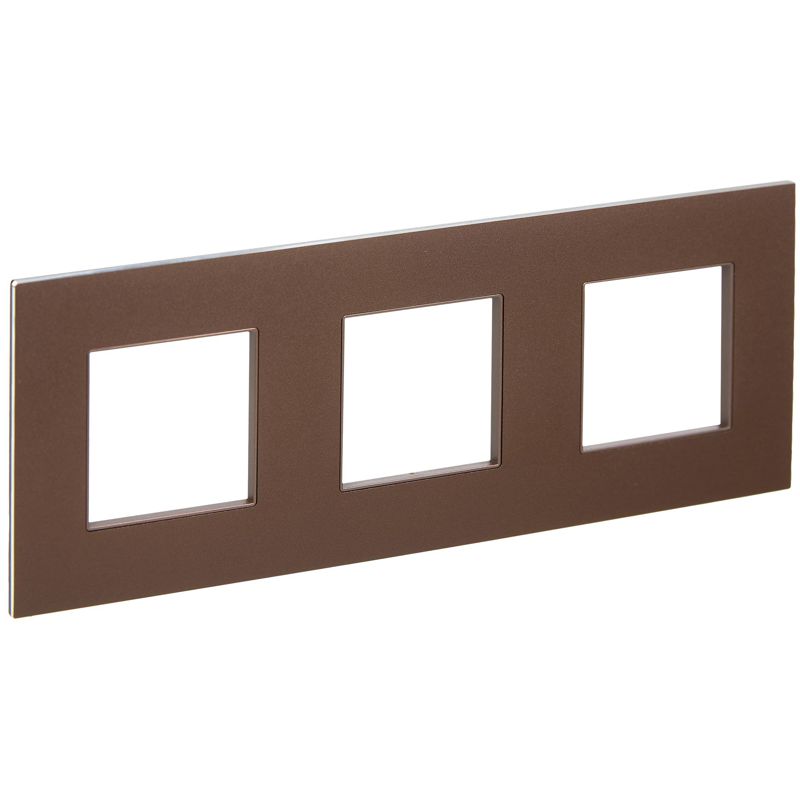 рамка 3-м skandy sk-f33br металл шоколад iek sk-m32-m-k30 от BTSprom.by