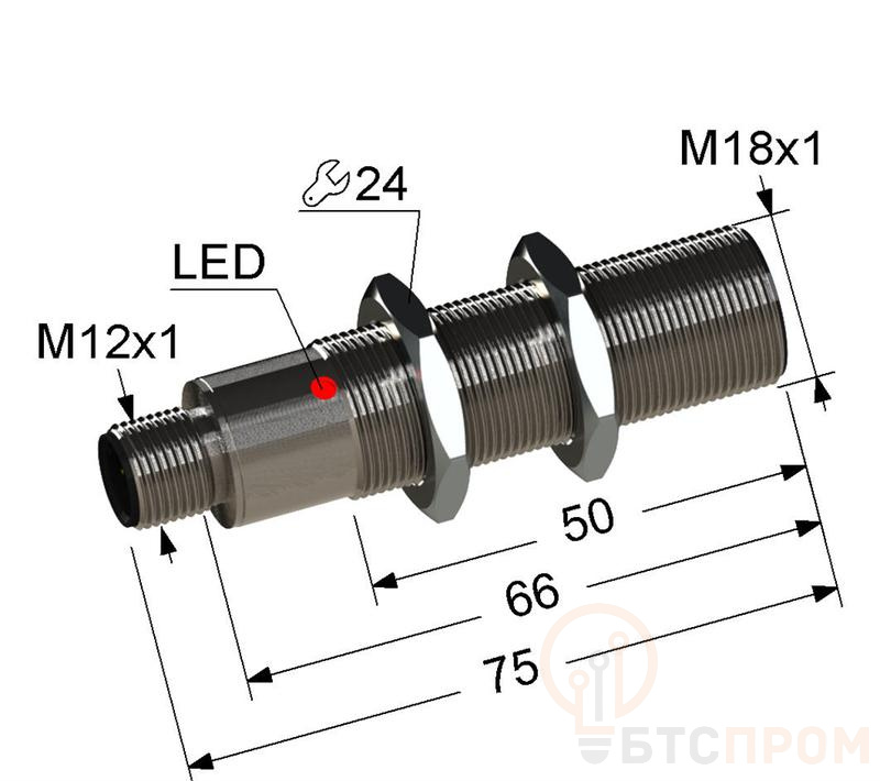 Выключатель бесконтактный PS2-18M75-5B31-C4 (ВБ2.18М.75.5.3.1.С4) МЕГА-К A8010-79680978 фото в каталоге от BTSprom.by  Выключатель бесконтактный PS2-18M75-5B31-C4 (ВБ2.18М.75.5.3.1.С4) МЕГА-К A8010-79680978 фото в каталоге от BTSprom.by