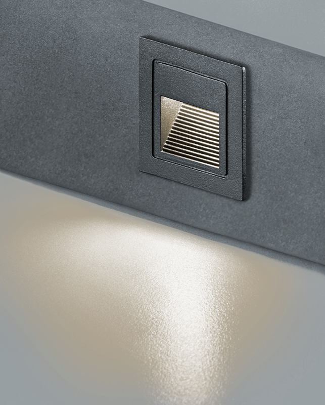 светильник светодиодный 80 634 nof-d-s-001-01 3вт 3000к ip54 40лм 85х85х50 для подсветки ступеней черн. navigator 80634 от BTSprom.by