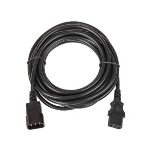 кабель питания разъем c14 iec 60320/разъем c13 iec 60320 3х1кв.мм 250в 10а 5м черн. tlk tlk-pcm10-050 от BTSprom.by