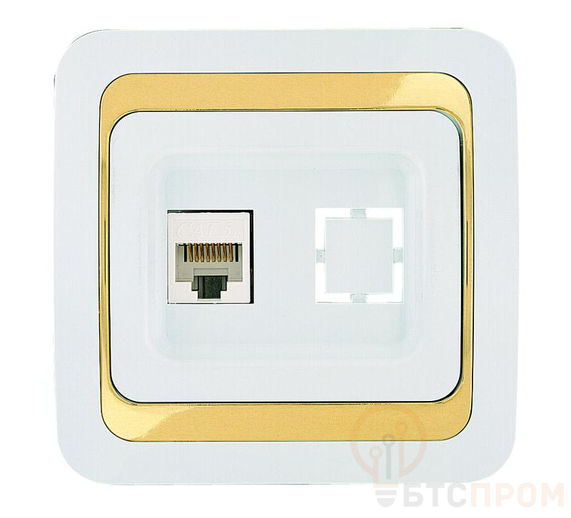 Розетка компьютерная Mimoza с зол. вставкой Makel 12235 фото в каталоге от BTSprom.by  Розетка компьютерная Mimoza с зол. вставкой Makel 12235 фото в каталоге от BTSprom.by