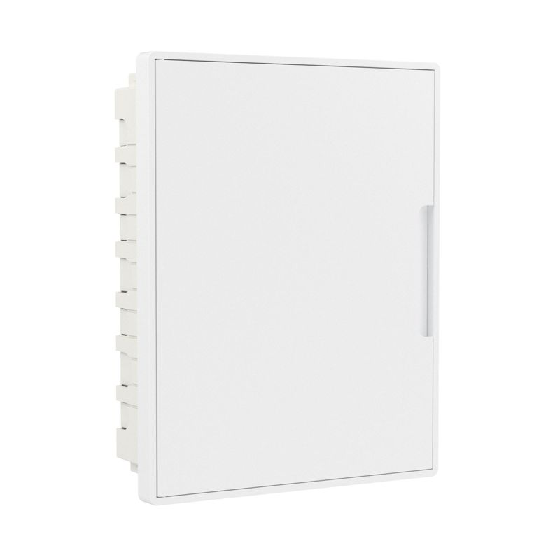 щиток встраиваемый 24мод. с бел. дверцей с 4 шинами pen (2шт на 8 отверст. и 2шт на 6 отверст.) бел. dkc f24b1ww от BTSprom.by