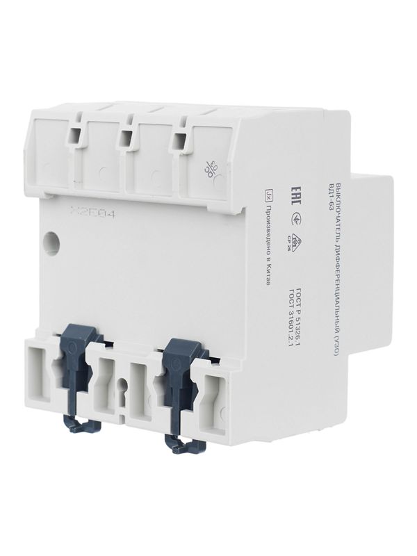  Выключатель дифференциального тока (УЗО) 4п 32А 100мА тип AC ВД1-63 GENERICA MDV15-4-032-100 фото в каталоге от BTSprom.by