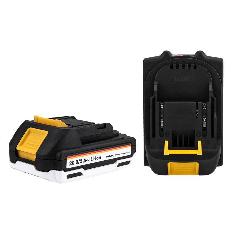  Дрель-шуруповерт аккумуляторная бесщеточная Li-Ion 20В 55Нм (кейс 2 аккум. 2А.ч) Kranz KR-PT-055 фото в каталоге от BTSprom.by