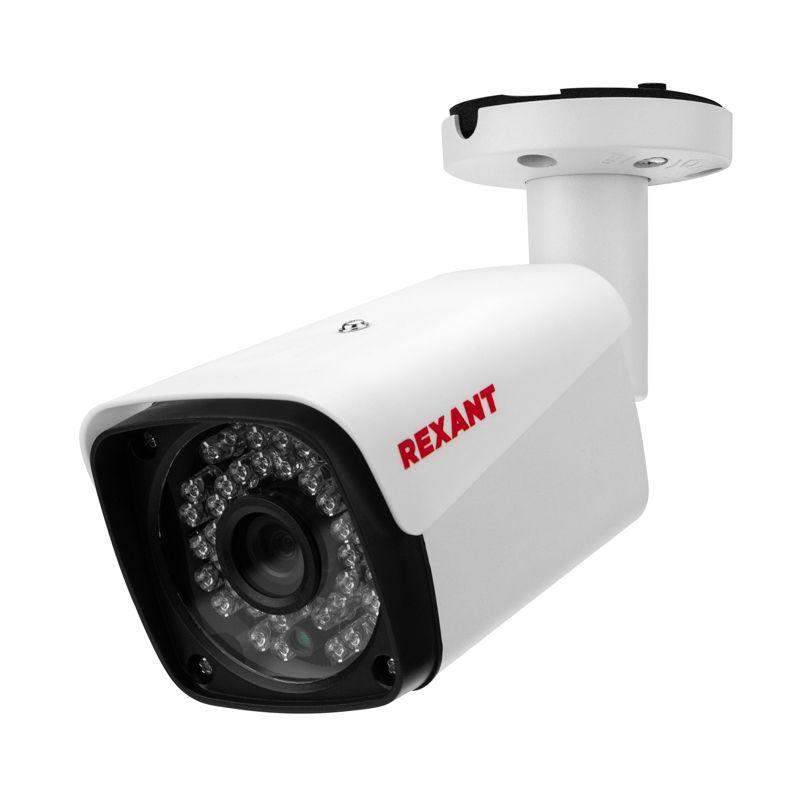 камера цилиндрическая уличная ahd 2.0 мп full hd 1920x1080 (1080p) объектив 3.6мм ик до 30м rexant 45-0139 от BTSprom.by