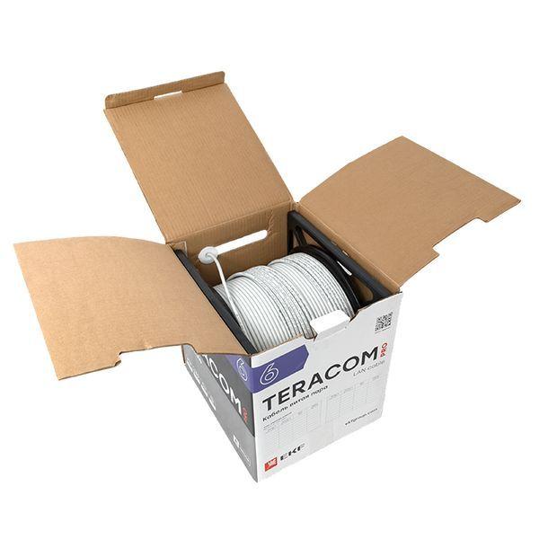  Кабель витая пара F/UTP кат.6 4 пары solid 23AWG оболочка LSZH нг(А)-HF TERACOM PRO сер. (уп.305м) EKF TRP-6FTP-04LSH-GY-IN3 фото в каталоге от BTSprom.by