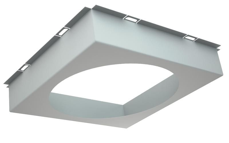 рамка для светильника sl/dl (colibri) 190х190хd165 (100х100х40 lamel 10мм) silver ст 2170000350 от BTSprom.by