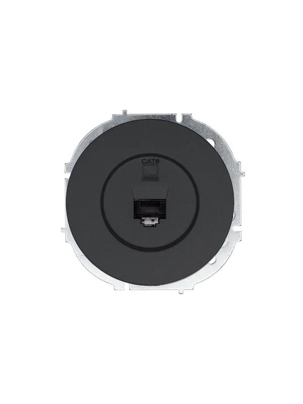 розетка компьютерная сп osen rj45 кат.6 механизм черн. бархат lezard 743-4288-140 от BTSprom.by