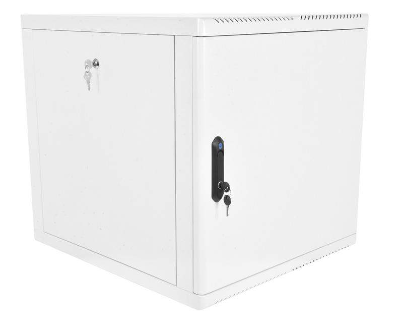 шкаф коммутационный настенный шрн-м-9.500 9u 600х520мм передн. двер. стеклян. 50кг сер. цмо 1643690 от BTSprom.by
