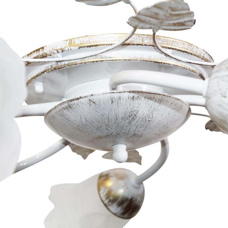  Светильник НПБ 01-5х60-102 (Плафон 62333) "Глория" 151 60Вт E14 IP20 бел./зол. (инд. упак.) Элетех 1005402939 фото в каталоге от BTSprom.by