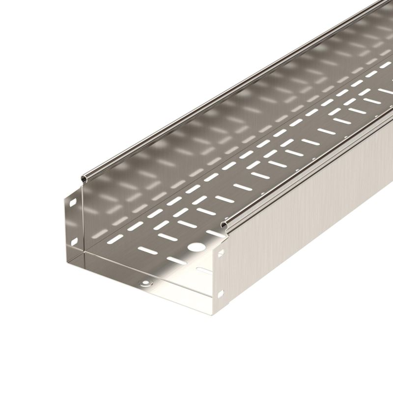 Лоток перфорированный 100х80 L3000 нержавеющий DKC 35302PINOX от BTSprom.by