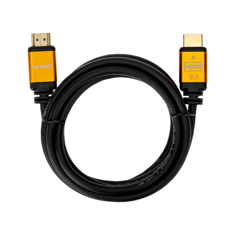 кабель hdmi - hdmi 2.1 2м gold rexant 17-6004 от BTSprom.by