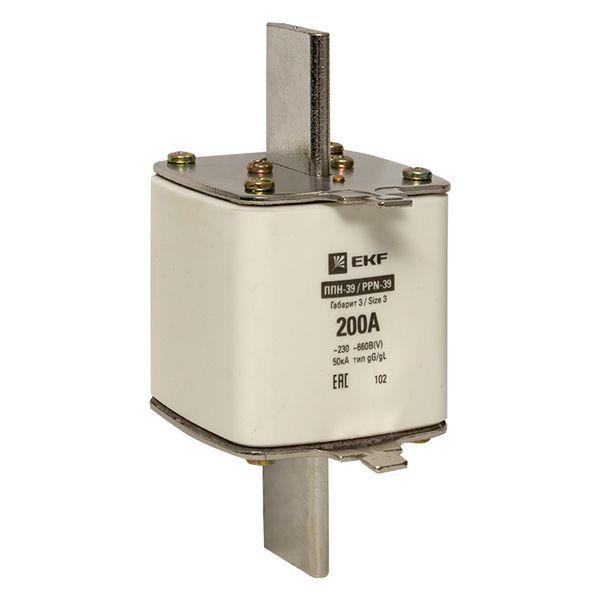 вставка плавкая ппн-39 630/200а габарит 3 proxima ekf fus-39/630/200 от BTSprom.by