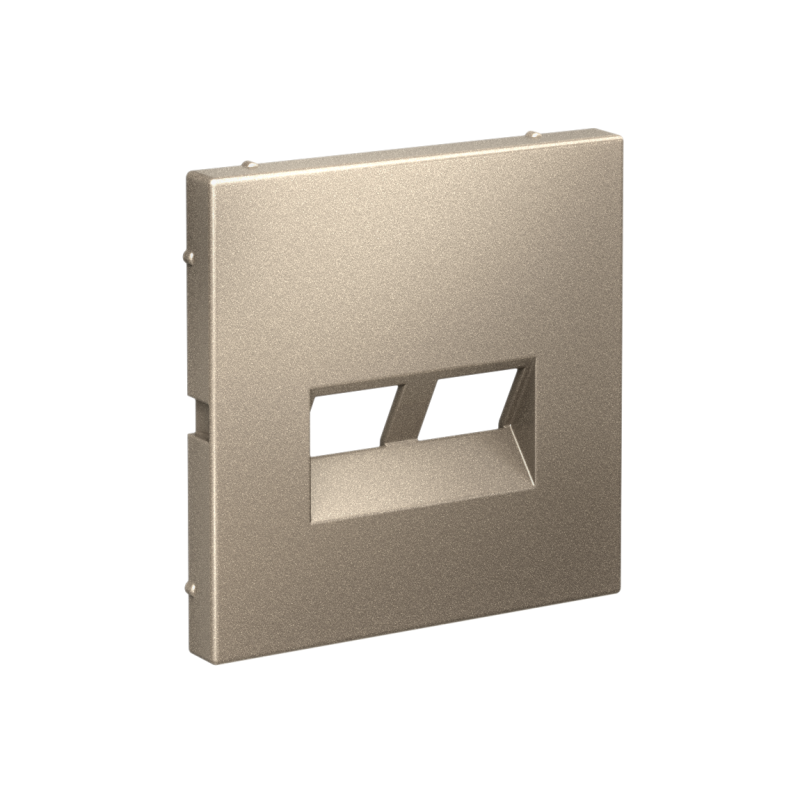  Накладка двойная ArtGallery для информационных функций типа Keystone шампань SE GAL000590 фото в каталоге от BTSprom.by