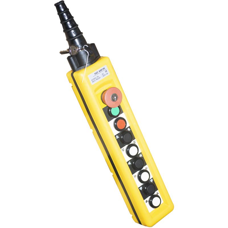 пульт хас-а8913к 8 кнопок 2 скор. авар. стоп ключ кранэлектро 00000011993 от BTSprom.by