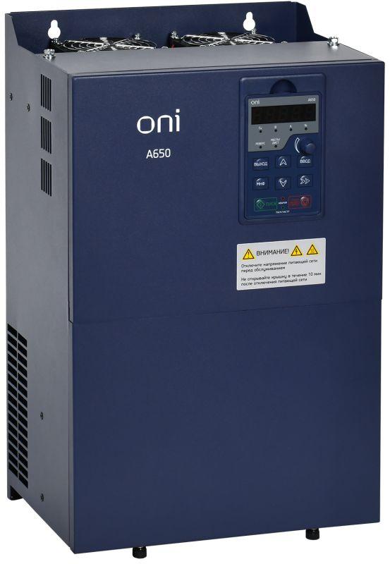 преобразователь частоты a650 380в 3ф 75квт 150а тор. m oni a650-33e75tm от BTSprom.by