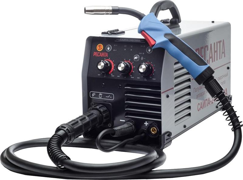  Инвертор сварочный полуавтомат. САИПА-24В/200А MIG 6в1 Ресанта 65/110 фото в каталоге от BTSprom.by