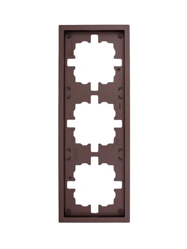 рамка 3-мест. горизонт. zima шоколад lezard 704-7300-148 от BTSprom.by рамка 3-мест. горизонт. zima шоколад lezard 704-7300-148 от BTSprom.by