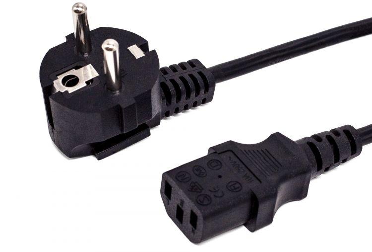 кабель питания cee 7/7 - c13 3х1.0 220в 10а 2200вт 10м черн. filum fl-pc10-eu-c13-10m от BTSprom.by