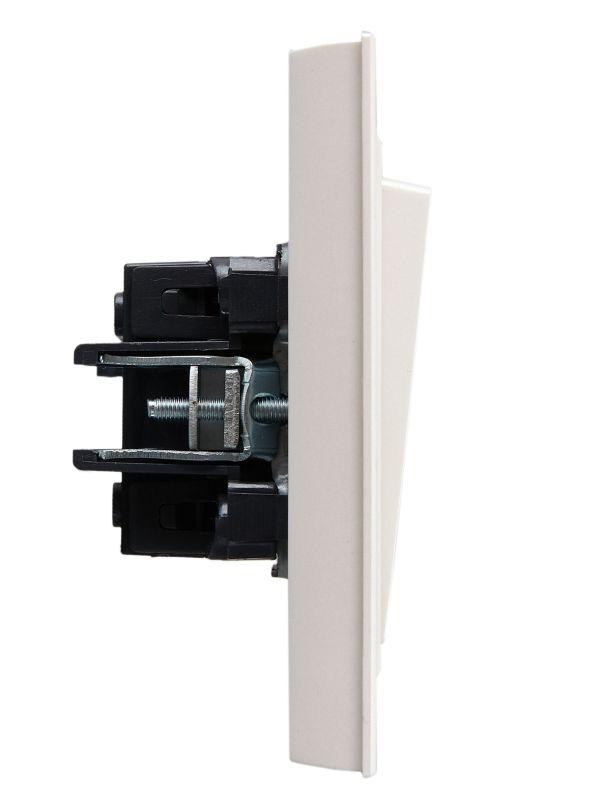  Выключатель 2-кл. СП BRITE ВСР10-2-0-БрЖ 10А в сборе жемчуж. IEK BR-V20-0-10-K36-F фото в каталоге от BTSprom.by