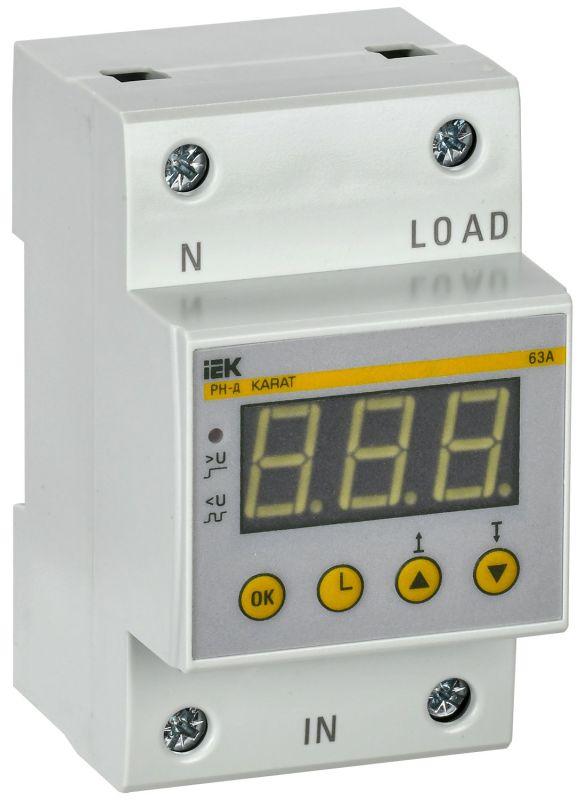 реле напряжения рн-д 1ф 54мм 63а karat iek ivr31-1-63 от BTSprom.by реле напряжения рн-д 1ф 54мм 63а karat iek ivr31-1-63 от BTSprom.by