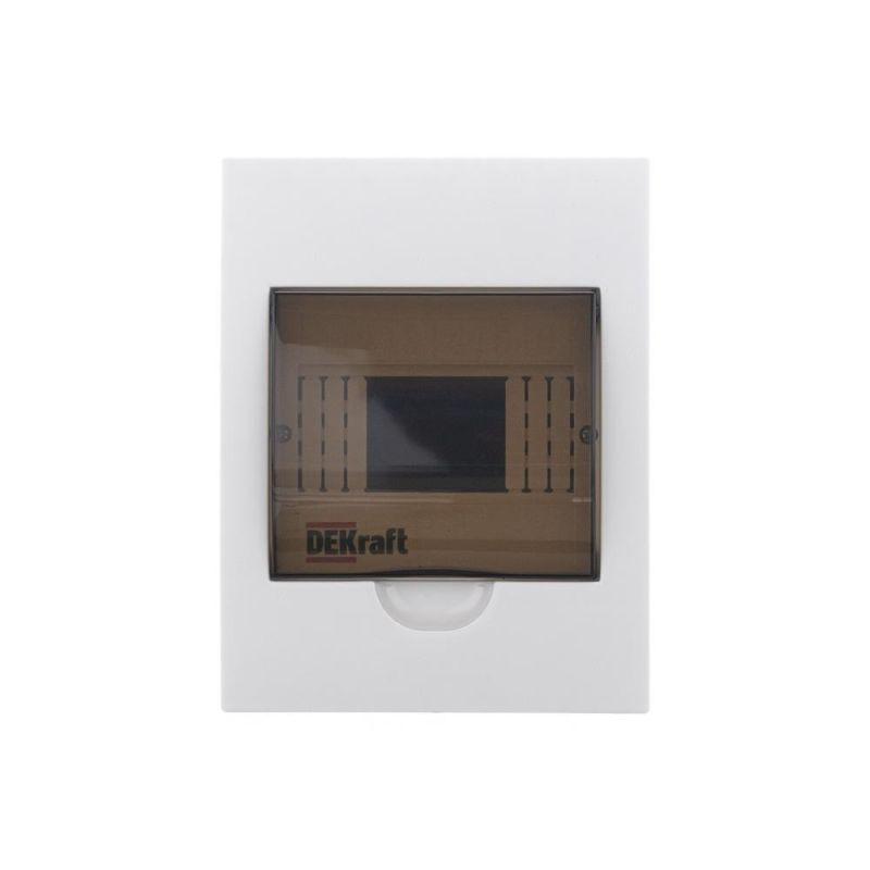  Корпус встраиваемый ЩРВ-П-6 22х17х9 6мод. IP41 пластик. DEKraft 31002DEK фото в каталоге от BTSprom.by