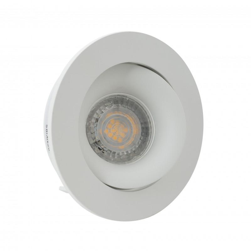 светильник встраиваемый ip20 50вт gu10 бел. алюм. denkirs dk2018-wh от BTSprom.by