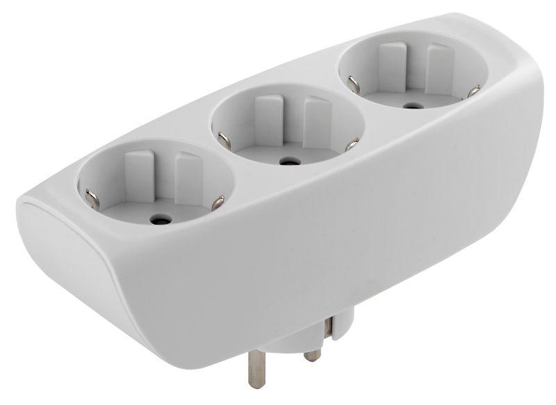 разветвитель 3-м с заземл. 16а ip20 sp-3e-w защ. шторки бел. эра c0045529 от BTSprom.by