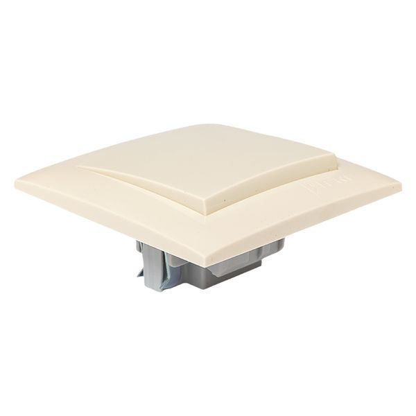  Выключатель 1-кл. СП Валенсия 10А перекрестный крем. EKF EWV10-221-20 фото в каталоге от BTSprom.by