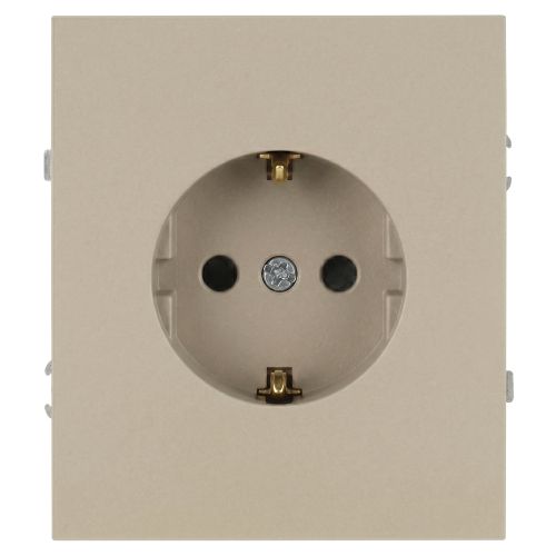 розетка 1-м с заземл. со шторками сп 16а ip20 250в arktik шампань эра б0070427 от BTSprom.by