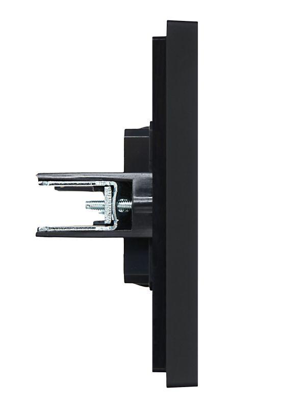  Заглушка с суппортом FORTE&PIANO FP141 черн. IEK FP-PL10-K02 фото в каталоге от BTSprom.by