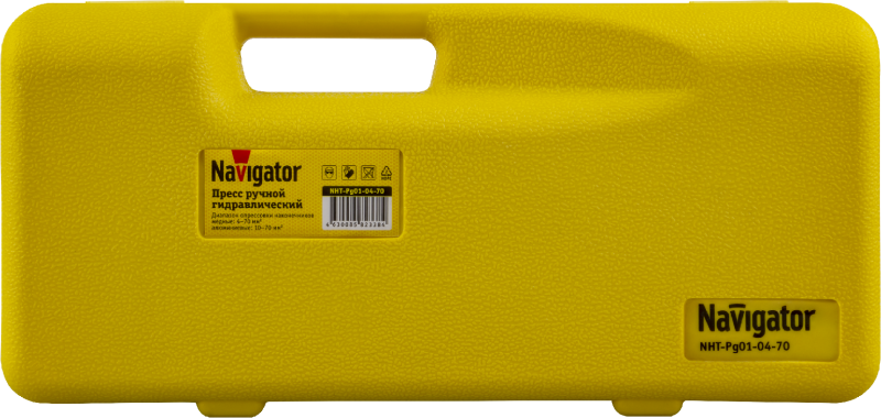  Пресс гидравлический Navigator 82 338 NHT-Pg01-04-70 (ручной 4-70кв.мм) Navigator 82338 фото в каталоге от BTSprom.by