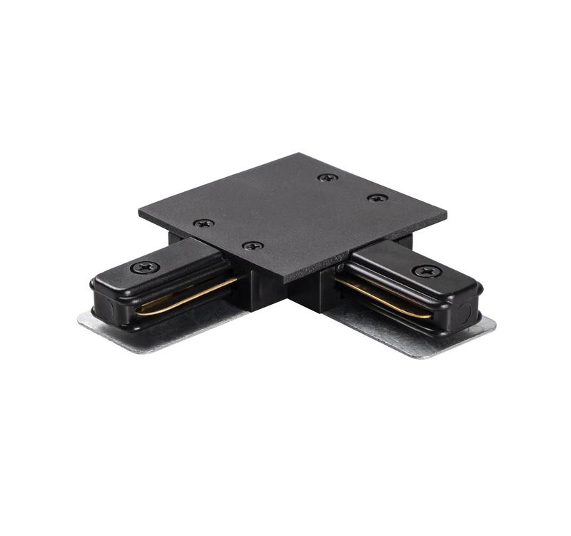коннектор l-образный ptr/r cl-bl встраив. шинопровод черн. pro jazzway 5031852 от BTSprom.by