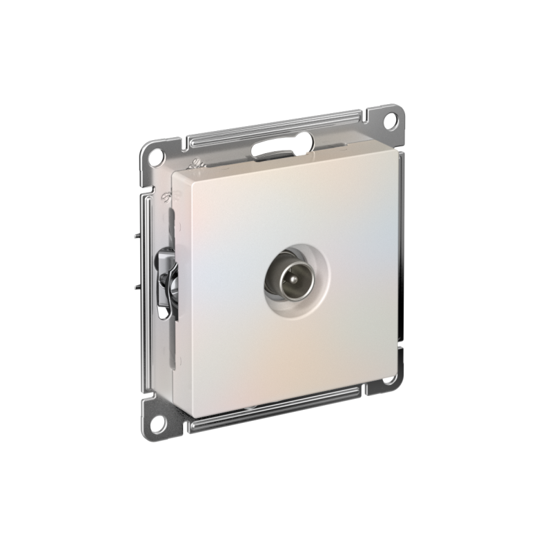 розетка телевизионная tv atlasdesign коннектор механизм жемчуж. se atn000493 от BTSprom.by