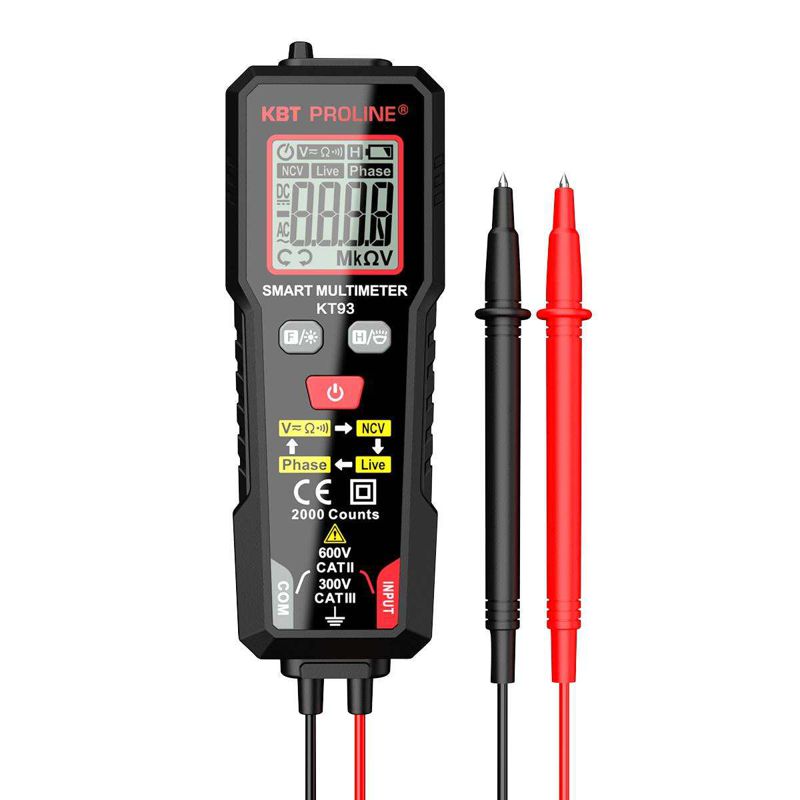 мультиметр цифровой kt 93 proline квт 91916 от BTSprom.by