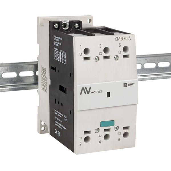  Контактор КМЭ 90А кат. 400В AC AVERES EKF ctr-s-90-00-400-av фото в каталоге от BTSprom.by