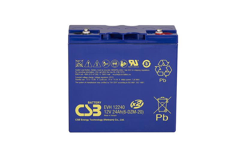аккумулятор 12в 24а.ч csb evh12240 (x2) csb от BTSprom.by